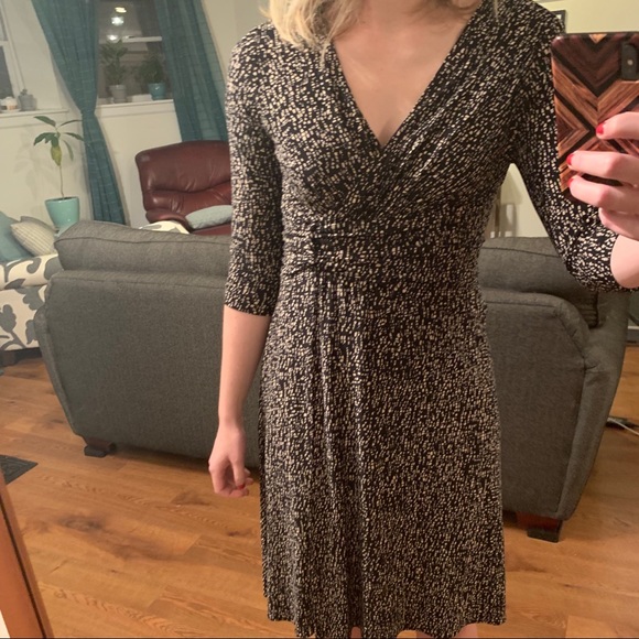 anne klein wrap dress